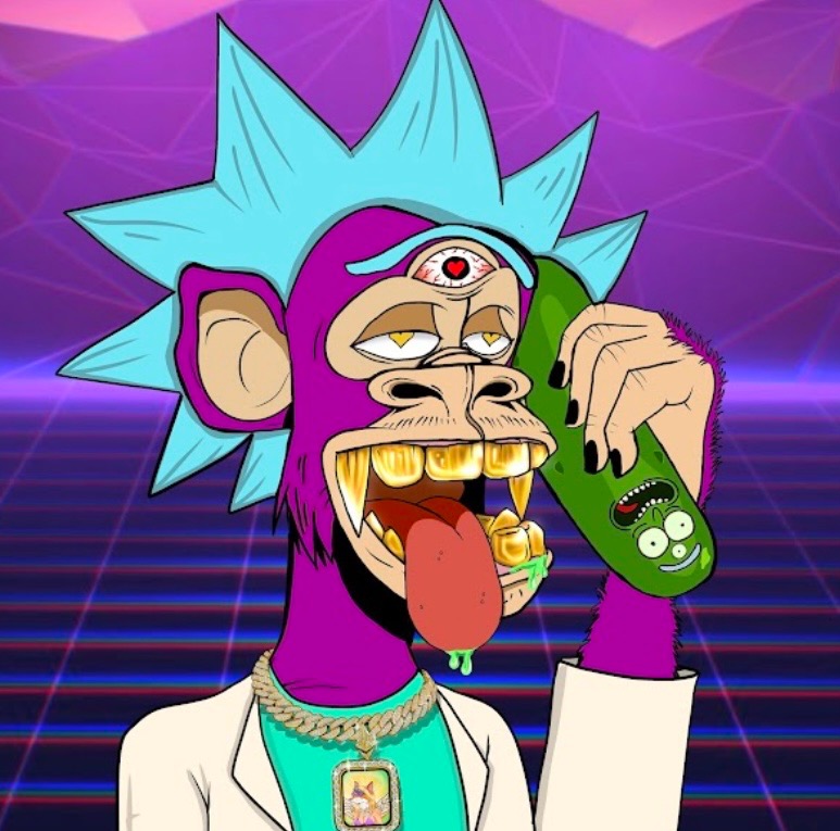 wokeapeclub's tweet photo. Woke Ape Rick Sanchez 
1/1 NFT
Minted by @staynumberone 
Artist 🎨 @Divinedre
"We don't play by the rules."
#NFT #NFTs #RickandMorty #NFTCommunity #cryptocurrecy #woke #ape https://t.co/enMfWy4tpW