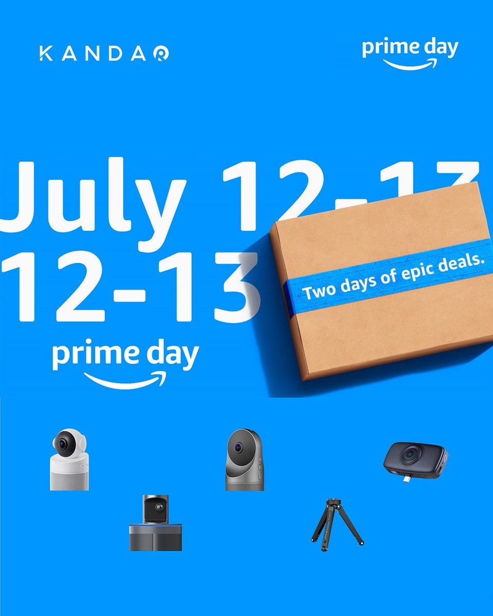 KandaoVR's tweet image. Want to experience a super all-in-one conferencing camera+up to 20% OFF?
This is what Kandao offers on Amazon Prime Day!

#kandaomeetingseries #KandaoMeetings #AmazonPrimeDay #Conferencecamera #PrimeDay2022