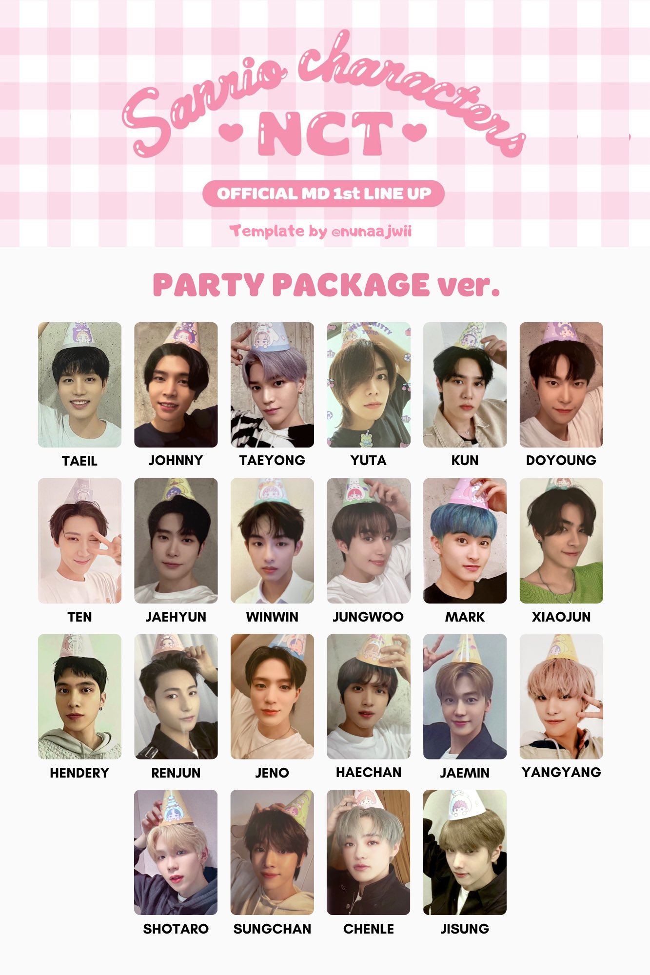 ジョンウ NCT サンリオ パーティパッケージ