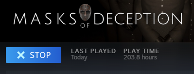 Savannathun's tweet photo. 3 weeks of play... I think? Pls send help. @thewebpro #MasksofDeception https://t.co/OpskPEME5O