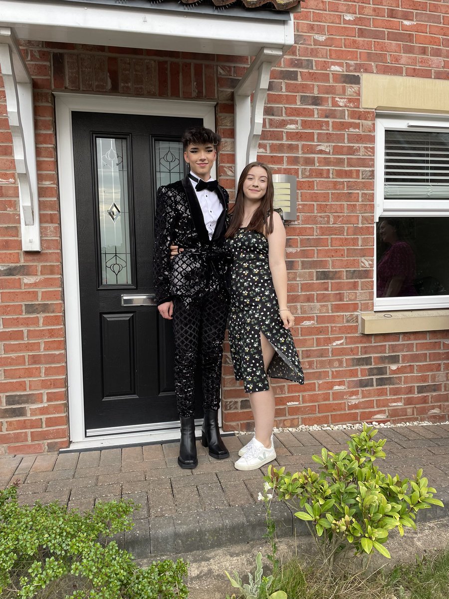 DonnaHiggins17's tweet photo. Cannot be a prouder Mum than I am tonight … this boy fills my heart right up with his courage, style and absolute sass, my darling you rocked Prom! We are your biggest fans, always ❤️🕺 thanks @ASOS pulled it out the bag with this one!! https://t.co/wfILs0vkWe