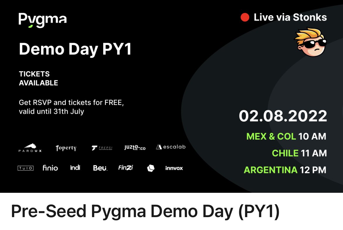 Let’s go <a href="/innvox/">Innvox</a>  -> At <a href="/wearepygma/">Pygma Startups</a> Pre-Seed #DemoDay 🚀🫡

RSVP:
stonks.com/pygma/pygma-dd