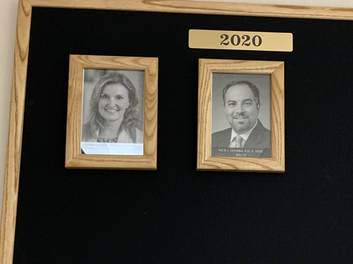 At <a href="/MATHCOUNTS/">MATHCOUNTS</a> board meeting today and look what I saw on the wall!  I’m officially an <a href="/NSPE/">NSPE HQ</a> has been along with my friend <a href="/NspeRick/">Rick Guerra NSPE President</a> 😉