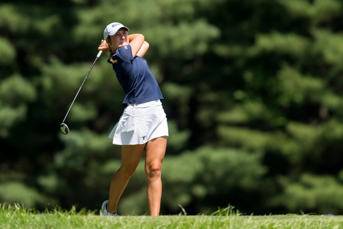 Abby Whittington finished second today but played great golf this week. Only one bogey in 36 holes. Was 3-under over the final 17 today. Primed for a big year at Xavier.
courierpress.com/story/sports/2…