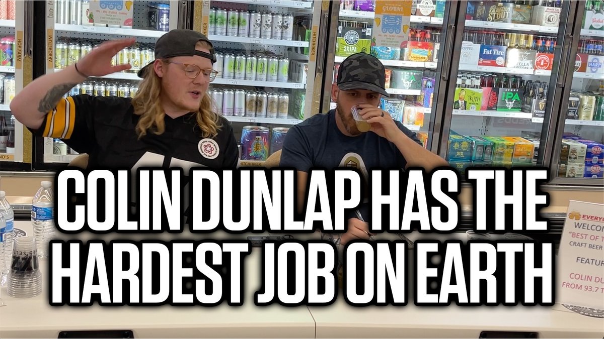 Hampton Beer Outlet (@hamptonbeerpgh) on Twitter photo The things we put <a href="/colin_dunlap/">Colin Dunlap</a> through...
The <a href="/937theFan/">93.7 The Fan</a> star showed up in-store and bravely blind taste-tested six of #Pittsburgh's best IPAs.
Which #beer did he think was the best?
WATCH NOW: bit.ly/HBODunlapTaste… The things we put <a href="/colin_dunlap/">Colin Dunlap</a> through...
The <a href="/937theFan/">93.7 The Fan</a> star showed up in-store and bravely blind taste-tested six of #Pittsburgh's best IPAs.
Which #beer did he think was the best?
WATCH NOW: bit.ly/HBODunlapTaste…