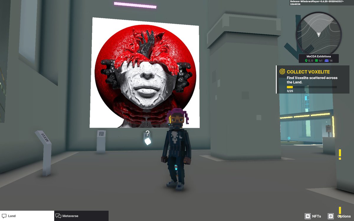 uat_world's tweet photo. @TheSandboxGame @MOCDA_ I just participated in the #TheSandbox weekly contest for a chance to win 200 mSAND! Here is my favorite piece from the ‘Impossible Worlds’ exhibition, check out my screenshot below!
👇 https://t.co/bYlGxGOlmw