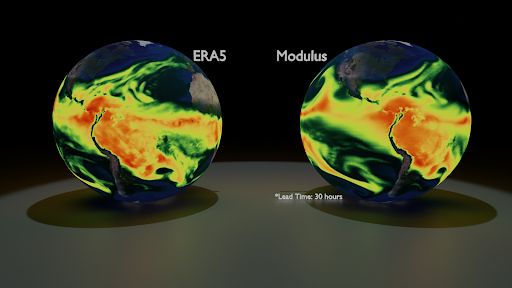 NVIDIAHPCDev's tweet photo. Achieve up to 5X performance with NVIDIA Modulus 22.07 - Available Now! V22.07 brings added flexibility with new network architecture, robustness, and ease of use. Try out our new application example for weather modeling with NVIDIA Modulus! https://t.co/yojYlnmDVJ https://t.co/BaT76GyHdA