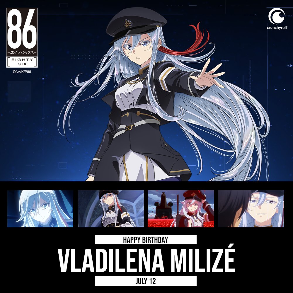 86 Vladilena Milizé Anime Poster 