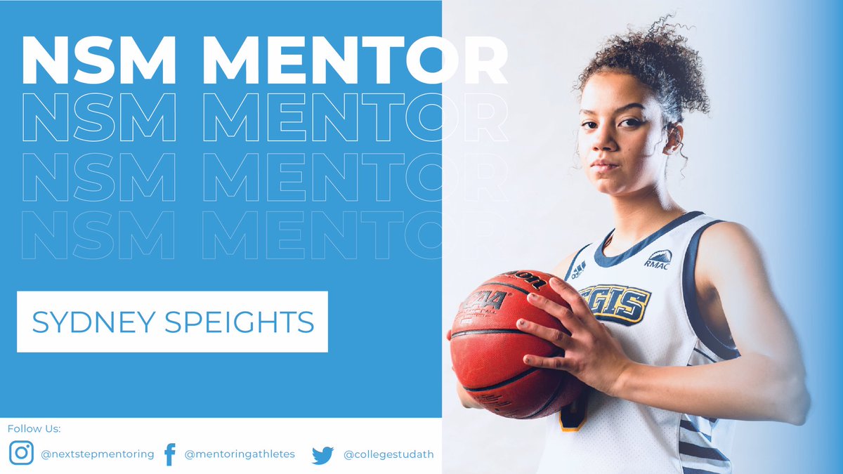 Meet Sydney Speights a college student-athlete <a href="/RegisUniversity/">Regis University</a> &amp; a member of the @RegisRangesWBB team. Sydney played high school basketball <a href="/Chap_stugo/">Chaparral Wolverines</a> &amp; is currently a grad student at Regis University.  Thank you giving back to community Sydney! Visit stepmentoring.com