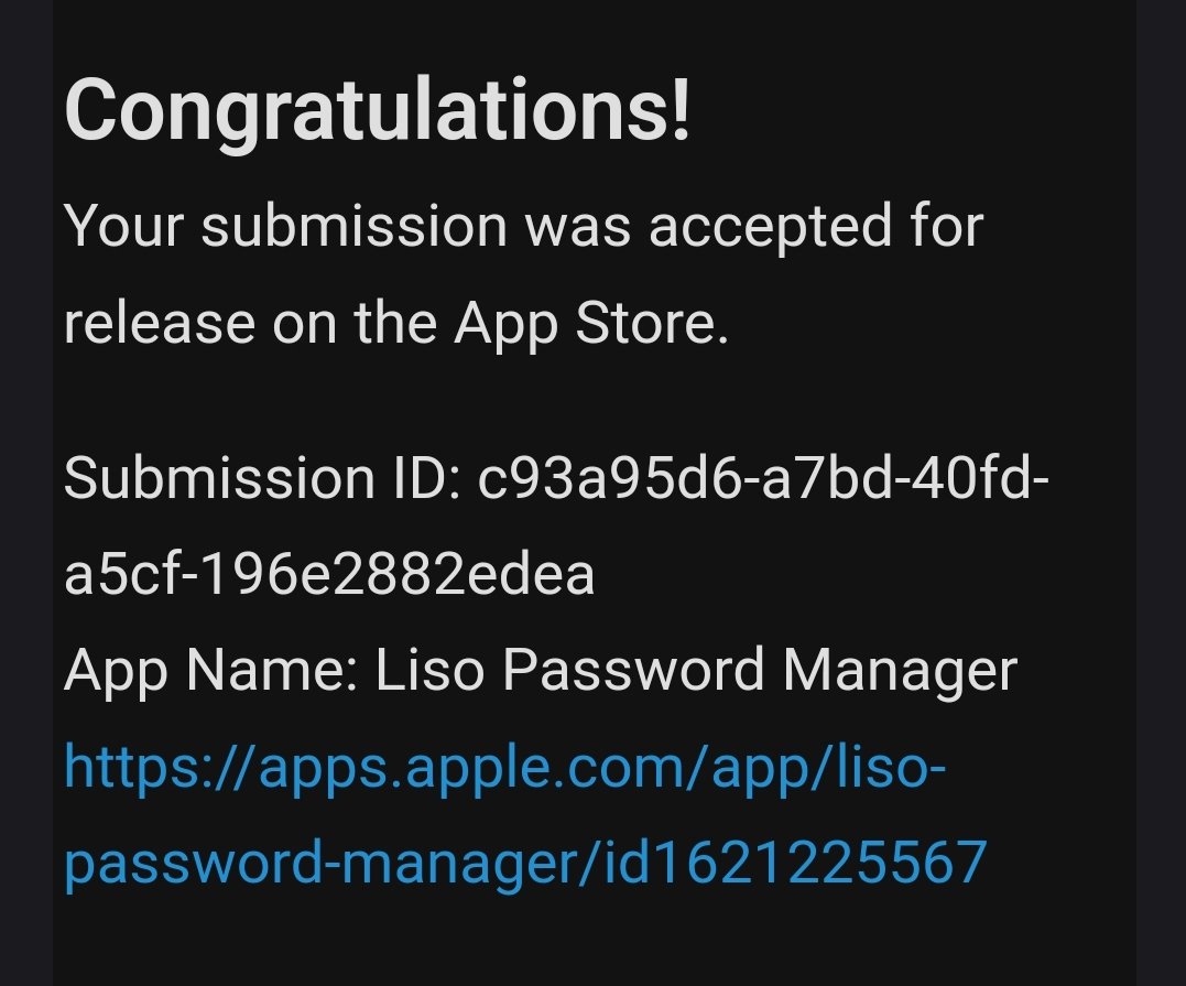 iOS got the greenlight today from <a href="/AppStore/">App Store</a> as well 🚀