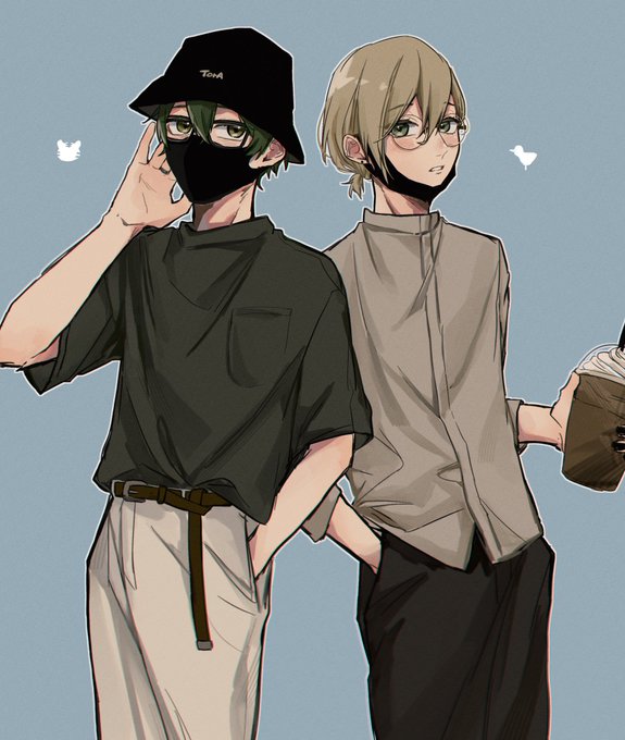 黒マスクのtwitterイラスト検索結果 古い順