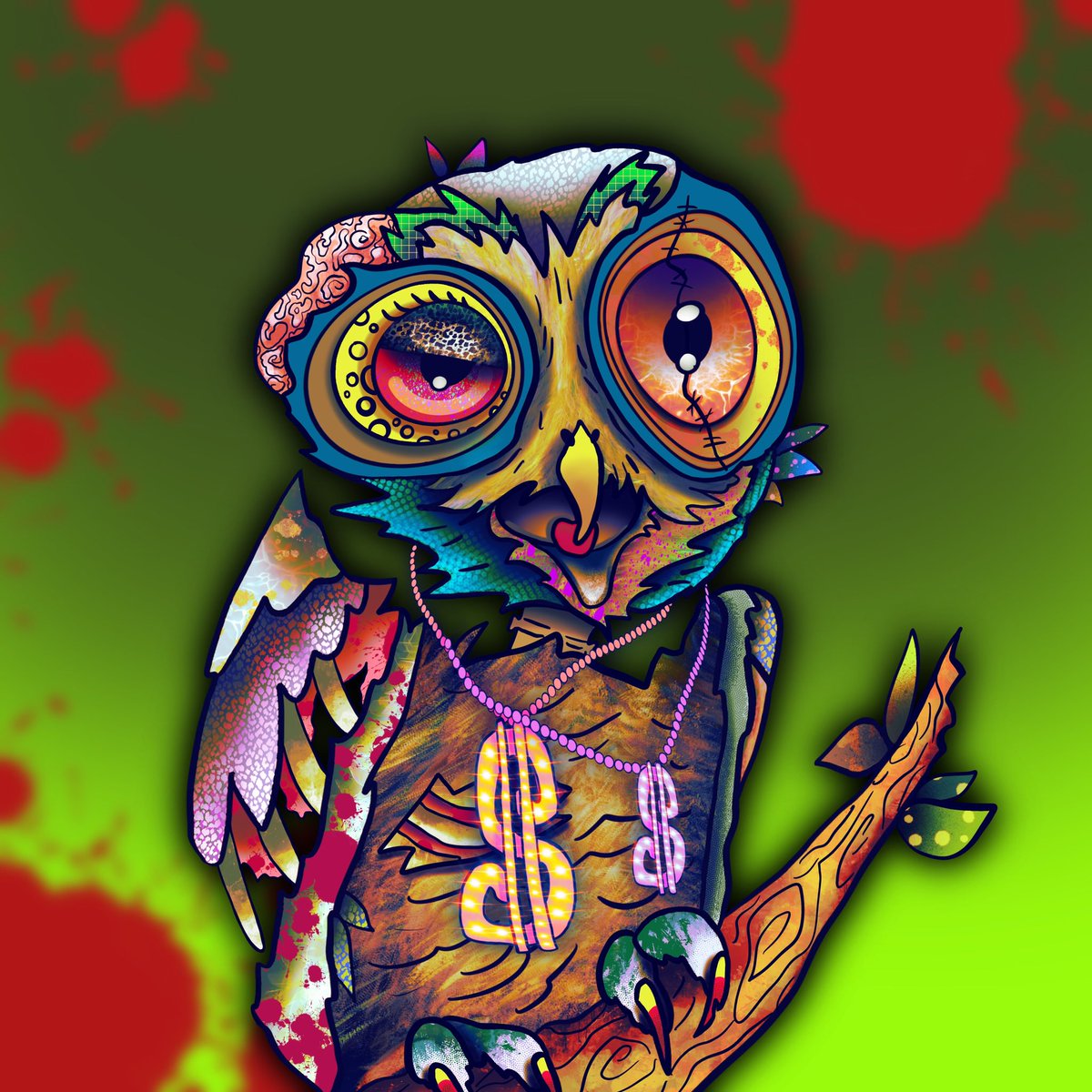 Starting up the second collection of Dead Owls!!! It's all happening 🦉🖤💫
.
.
#NFT #deadowls #AVAX #CAMPFIRE #owlart #NFTartist #NFTartwork #mintingsoon #deadlyowls #owl #collection #artist