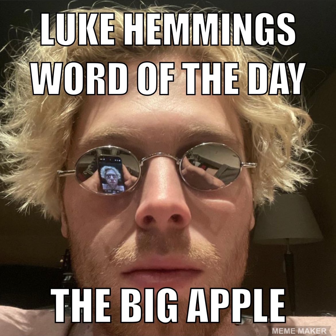 HEMMINGSWOTD's tweet image. the Luke Hemmings word of the day is: The Big Apple