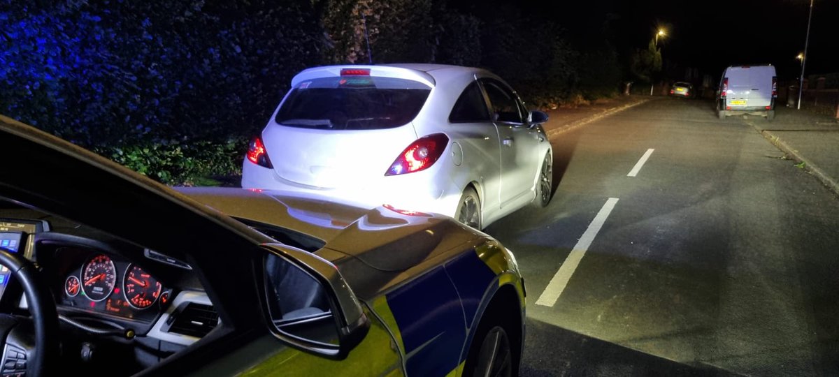 gmptraffic's tweet photo. Vauxhall Corsa stopped in Audenshaw by #XT48 for anti-social driving. Section 59 warning issued to the young driver. #BGroupRPU #RPUEast https://t.co/juWV93HqHd
