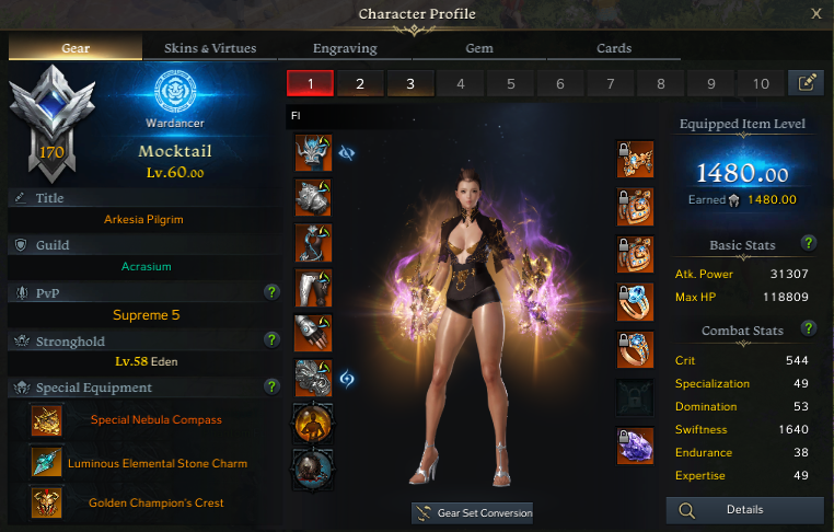 MocktailRS's tweet photo. Been a while since my last Lost Ark update. Collectibles looking pretty juiced, managed to get the Relic Compass (90 Island Souls). Main currently sitting at 1480, and pushed all the alts to 1400. Also finished all Rapport and Una Reputations. https://t.co/9XyGAJUqGi