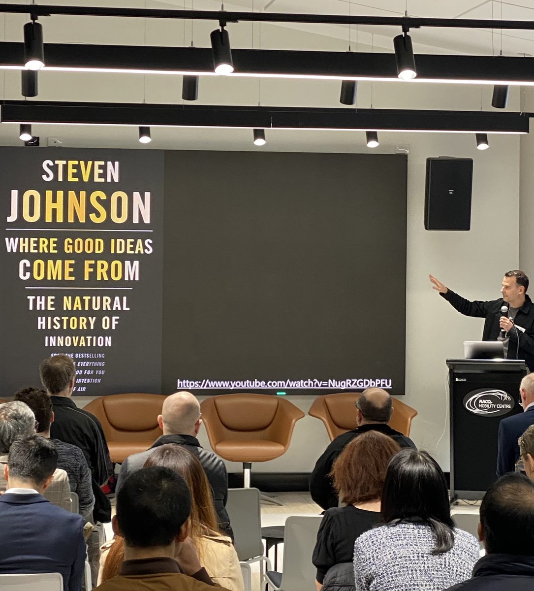 Nice opening, Ronny! Let’s nail the future mobility event today! Excitement level up 🤩

And btw, who of you has read this book already? ‘Where good ideas come from.’ 

Comment below 👇🏼👇🏼

#carrsq #qut #quthealth #racq  #futuremobility