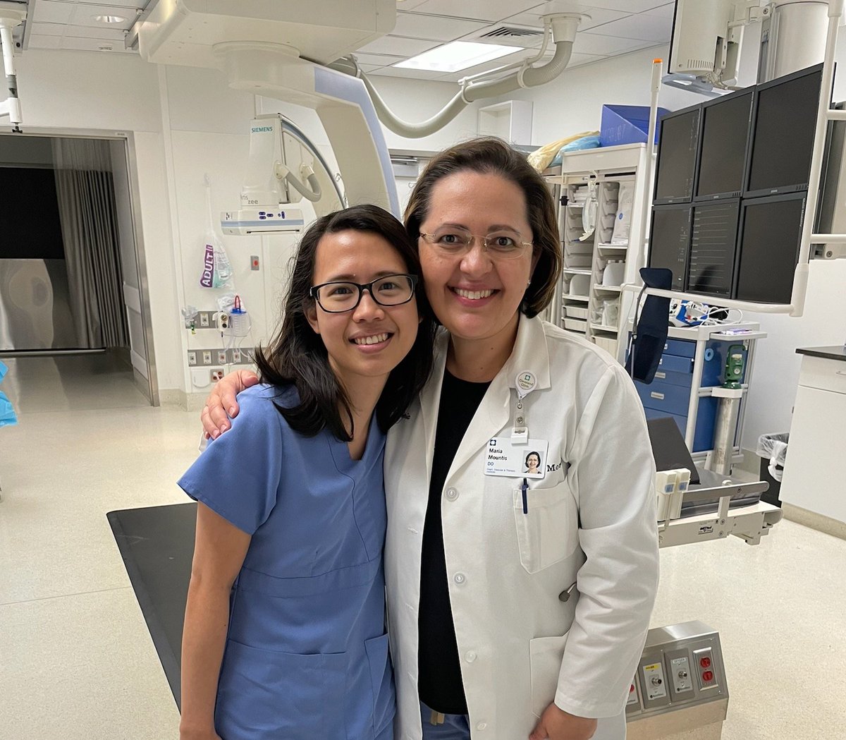 What a day in the Cath lab!  Pre full 🌕?!  4 admissions with  <a href="/PhooPwintNandar/">Phoo</a>. Loved having a similar height fellow 😊.