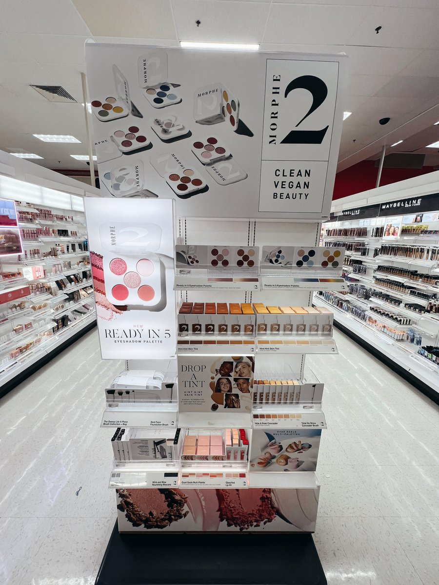 One of the things I love about Target is all the new &amp; exciting brands we get to bring to the store for our guests. So excited to see how much love this end cap gets. <a href="/MorpheBrushes/">Morphe</a> #targetbeauty #morphe #newness #GUEST #T803 #Joy