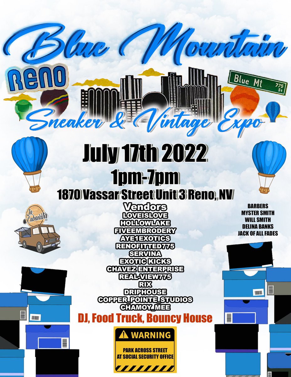 CeezEdits's tweet photo. Blue Mountain Sneakers Flyer https://t.co/HM7b1xELMJ