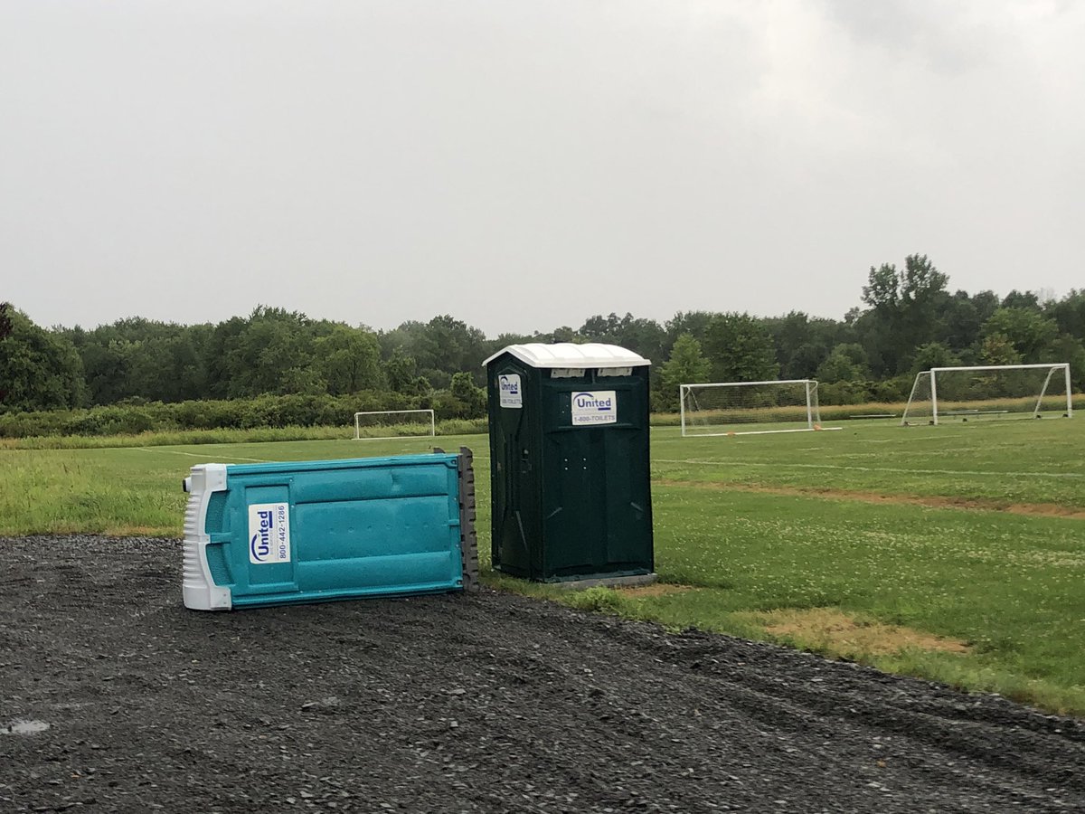 Strong winds bringing down trees and … stuff.