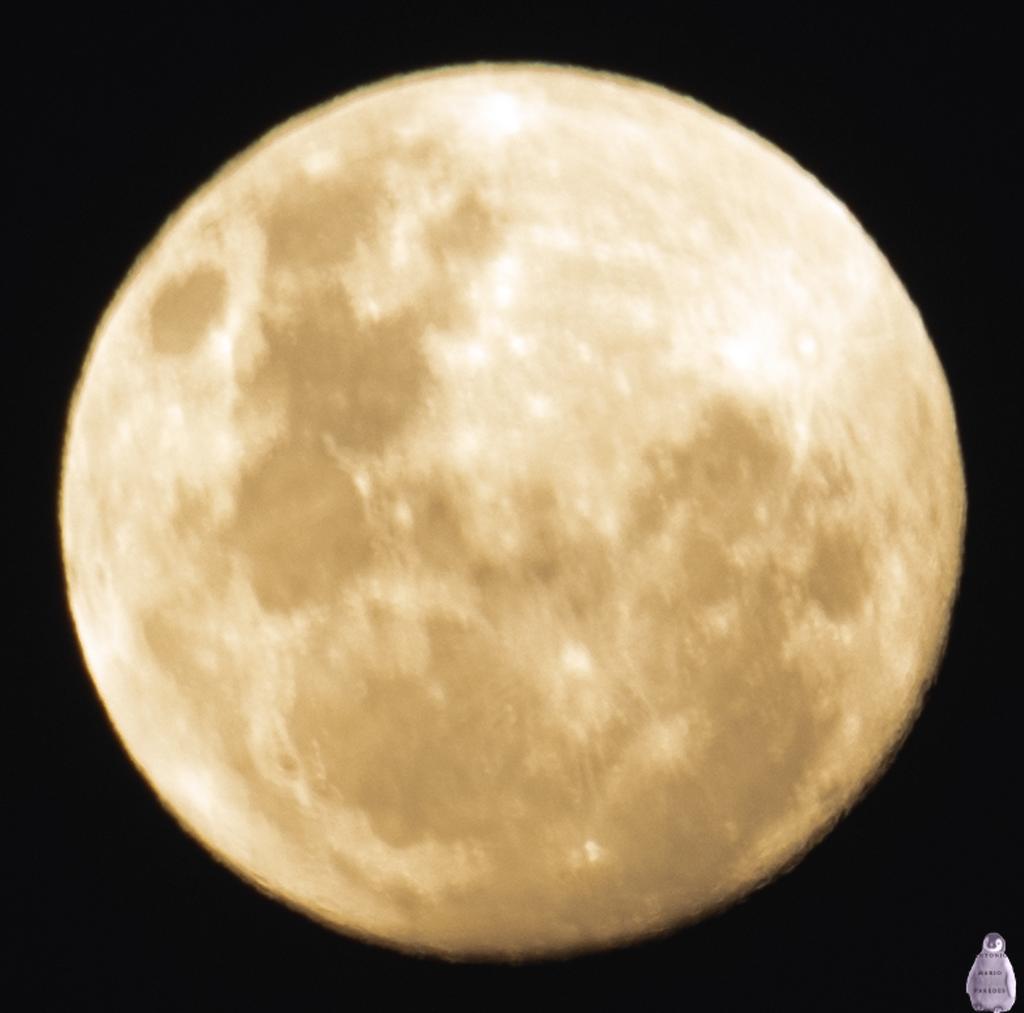 Luna Llena de Julio 2022 #SuperlunadeCiervo iluminada a un 98%