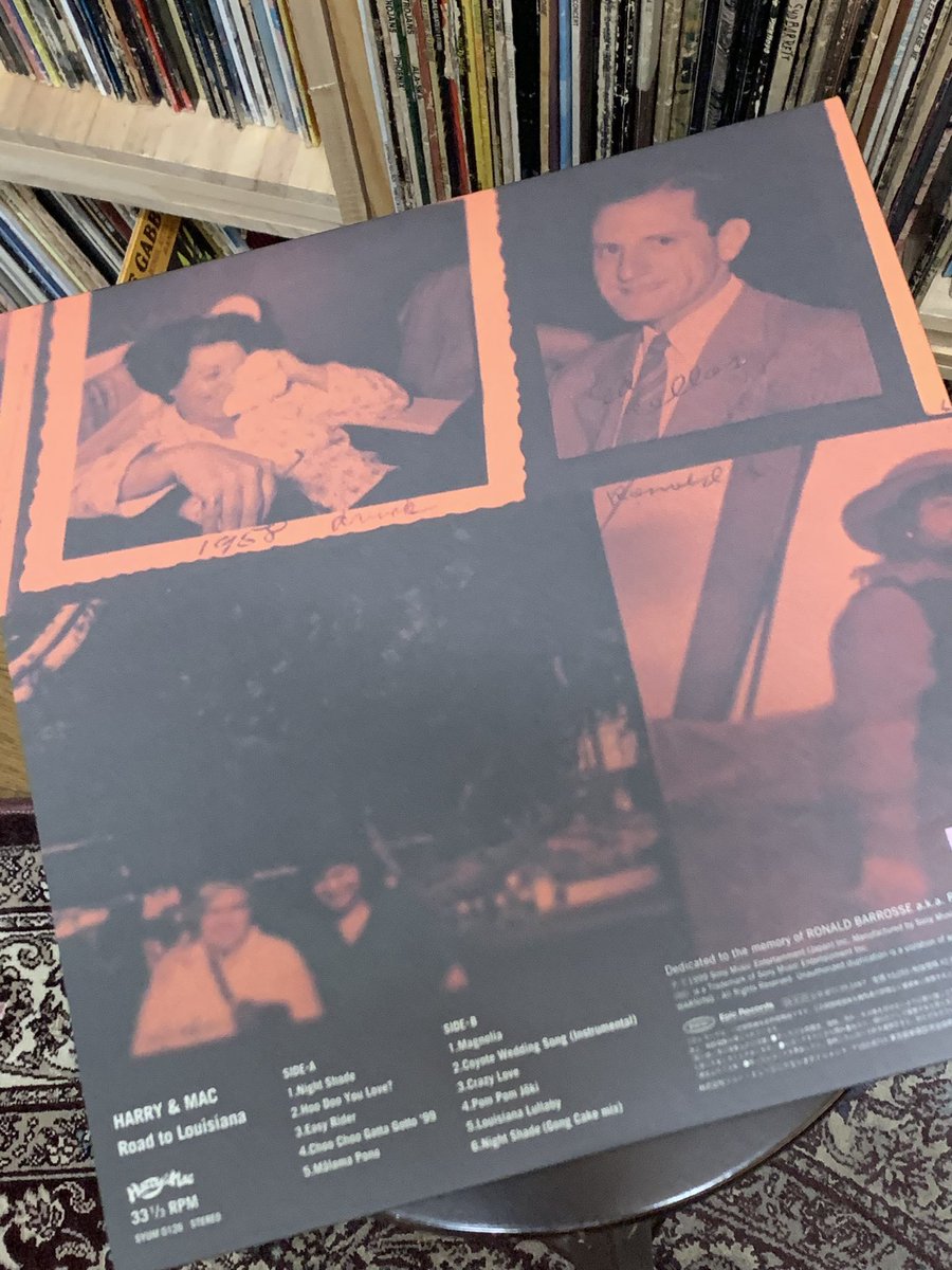 HAL_Osamu's tweet photo. 長年アメリカンルーツを追い続けた二人がニューオリンズで録音したRoad to Louisiana
アナログ盤が手に入って🙇♂️昨日からずっと聴いてる
ソウルファンクのグルグルグルーヴと違う何とも言えない心地良いグルーヴ
これが🇺🇸の若者を惹きつけたホソノアメリカンルーツ
#HarryAndMac
#細野晴臣
#久保田麻琴 https://t.co/V7sQjhXe4b