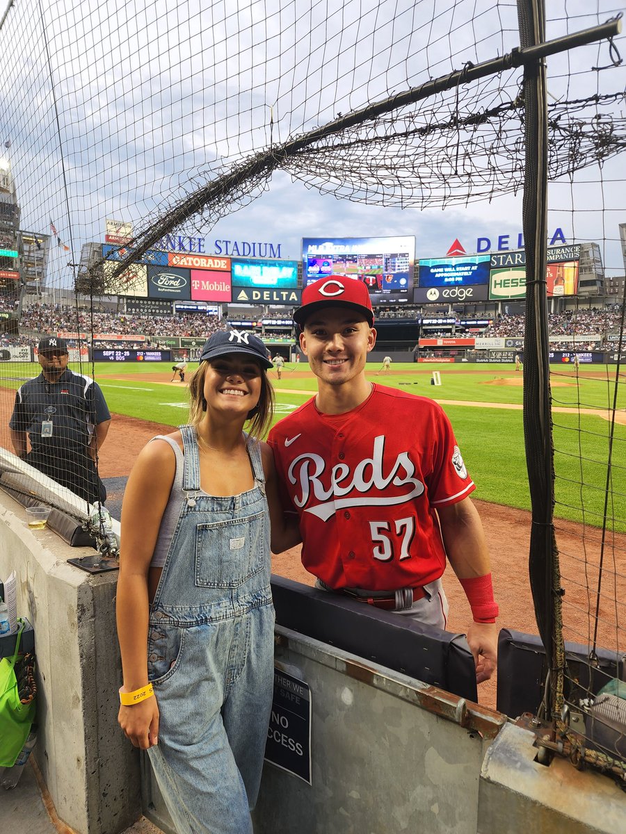 At Yankee stadium with your daughter and a former Deac gets called up...what's better than that???