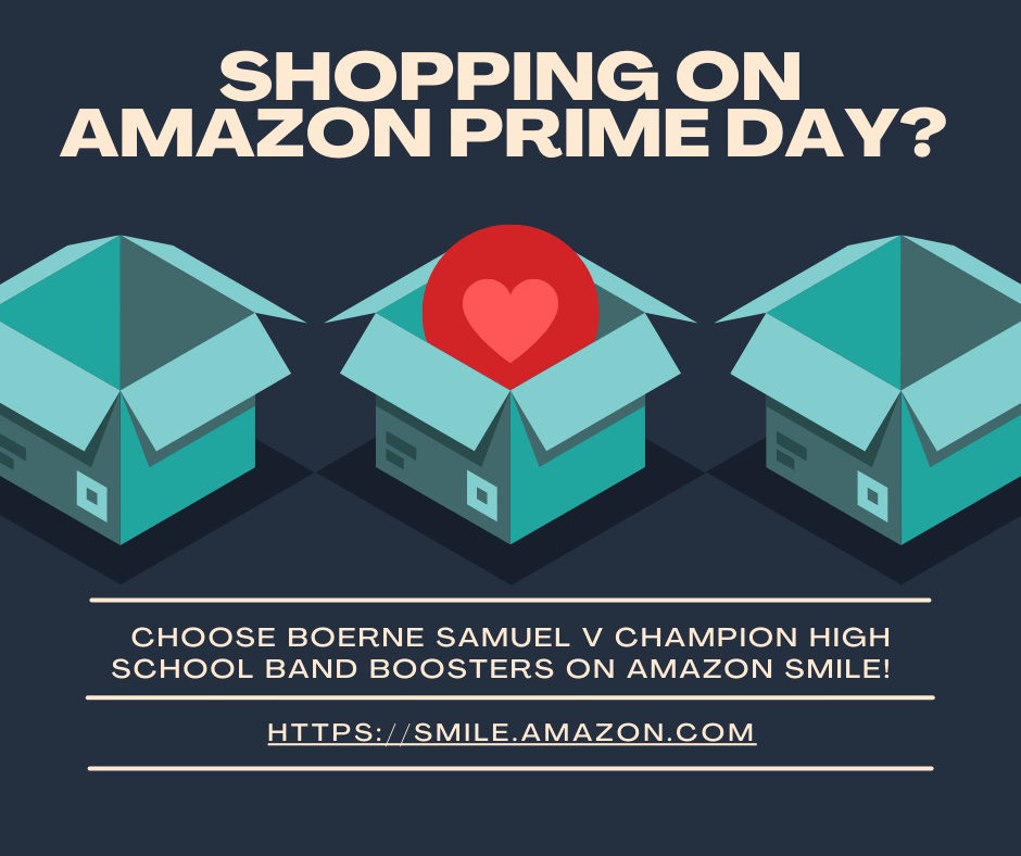 cbboosters's tweet photo. Amazon donates 0.5% of the price of your eligible AmazonSmile purchases to our band! https://t.co/nS9CNO83i9