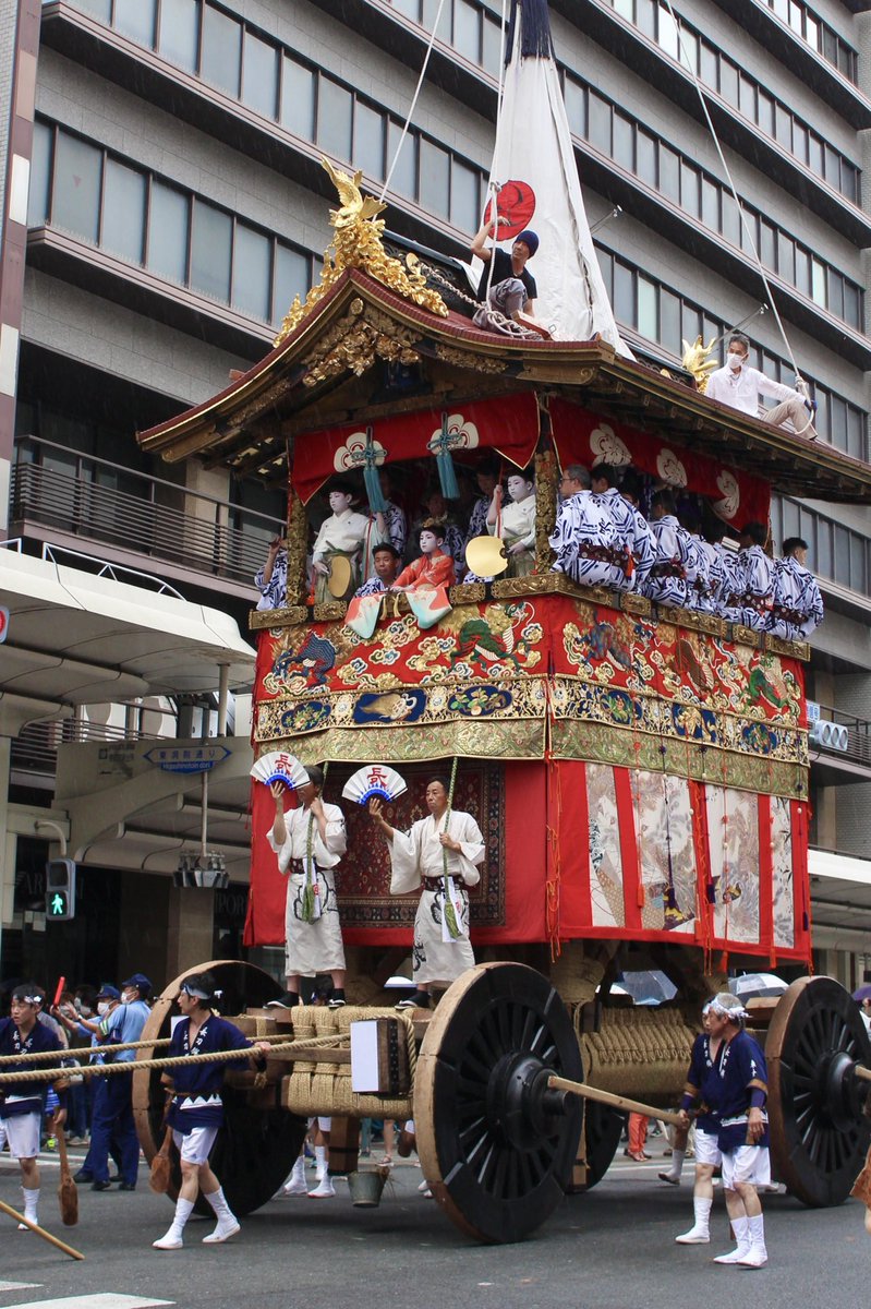 chitaka45's tweet photo. 祇園祭　山鉾曳き初め
Trial tow of Hoko float on July 12 
#kyoto #祇園祭2022 #京都 #曳き初め　#gionfestival #そうだ京都行こう https://t.co/tGojHiWrtN