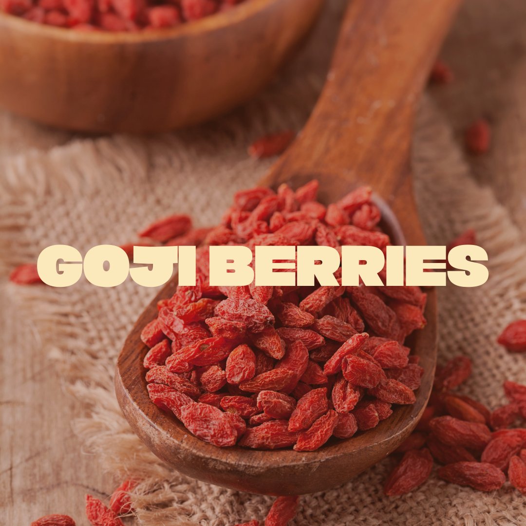 KojaHealth's tweet photo. Let's talk Goji Berries

-Loaded with fibre for gut health

-Known for their Immune boosting qualities

-Packed with antioxidants with anti-inflammatory properties

-A source of minerals including Iron and Zinc

Shop the Almond Bar Range today!

https://t.co/W5CNwkoqj5 https://t.co/TUWADb1AjN