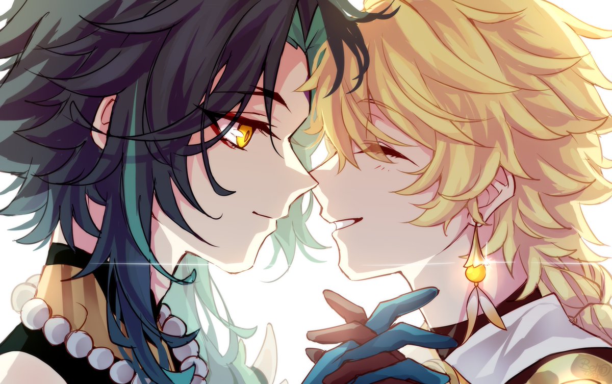 HatoriKumiko's tweet image. I just think that them...

#魈空 #XiaoAether