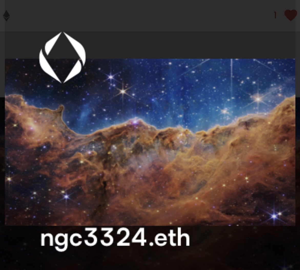 star stuff✨#ens #ensdomains #JWST #hubble #JWST_HST_SciVI #NASA #NASAWebb #JamesWebbSpaceTelescope #Web3 #ngc3324