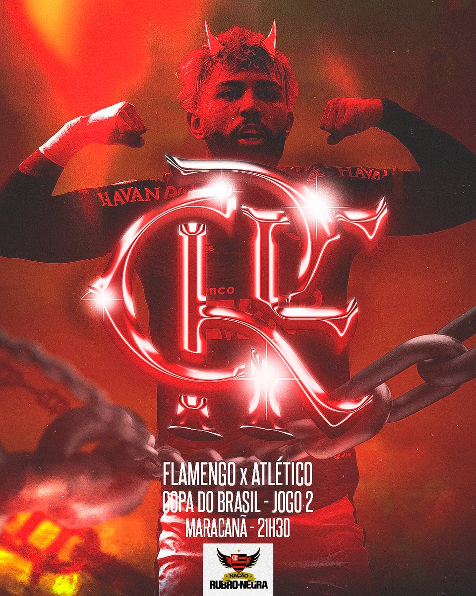 nacaornfloripa's tweet photo. HOJE TEM FLAMENGO NA COPA DO BRASIL! 🔴⚫
O Flamengo enfrenta o Atlético Mineiro, no Maracanã, às 21h30! É noite de decisão! ⚡
💬 Qual seu palpite para a partida? #FLAxATL #CopaDoBrasil https://t.co/OqcstrWAgz