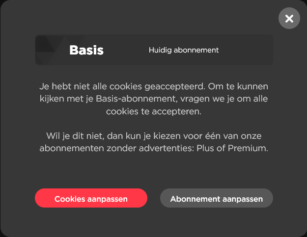 Op Videoland is de docu te zien over Arjen Kamphuis, "Ze weten alles van je."

Om te kunnen kijken met een Basis-abonnement, ben je verplicht alle cookies te accepteren. #videoland