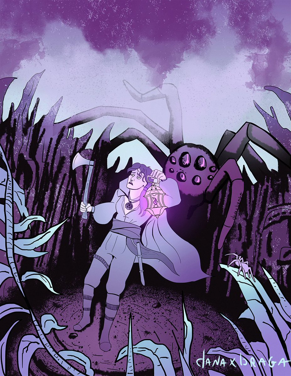 danaxbraga's tweet photo. Hello! #PortfolioDay I'm Dana, and I've been working on multiple fantasy illustrations for ttrpg lately. I'd love to work on projects that involve fantasy and LGBT+ rep

Available for concept art jobs and freelance illustrations

⚜️ https://t.co/O2Kq9F7ZzL
✉️ danaxbraga@gmail.com https://t.co/o4hXCAMRcn