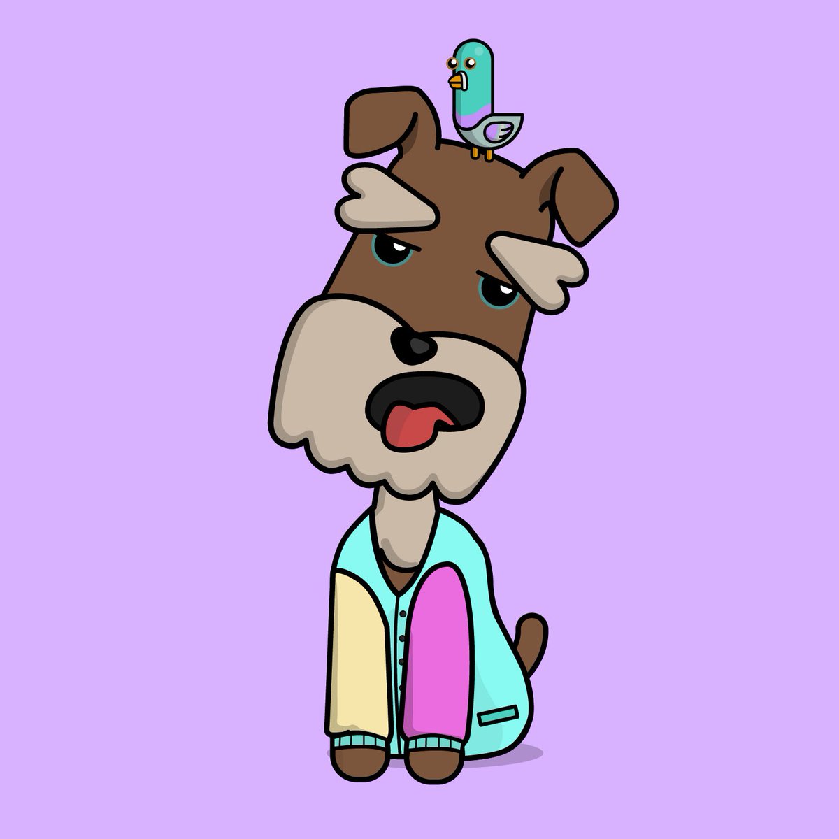 Happy #TonguesOutTuesday to my #SchnauzerGang fam! 🐾