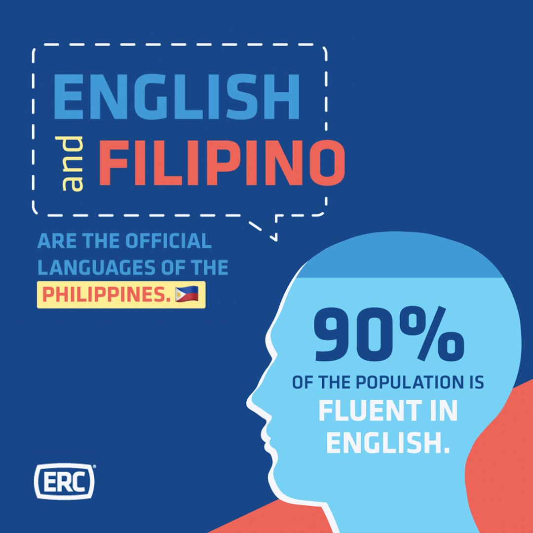 Did you know English and Filipino are the official languages of the Philippines? 

✔️ English is a common language, ensuring comprehension and understanding of nuances.

✔️ ‌Over 90% of the population is fluent in English.

Learn more: hubs.ly/Q01gJfl40