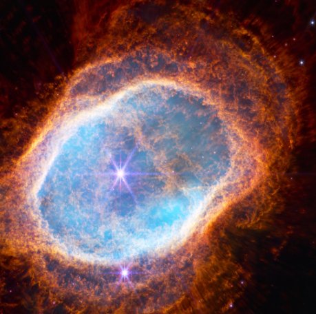 ExpNine's tweet photo. A gauche une photo du télescope Hubble, à droite celle de James Webb, la technologie est un art ! https://t.co/pIwawUZXSm