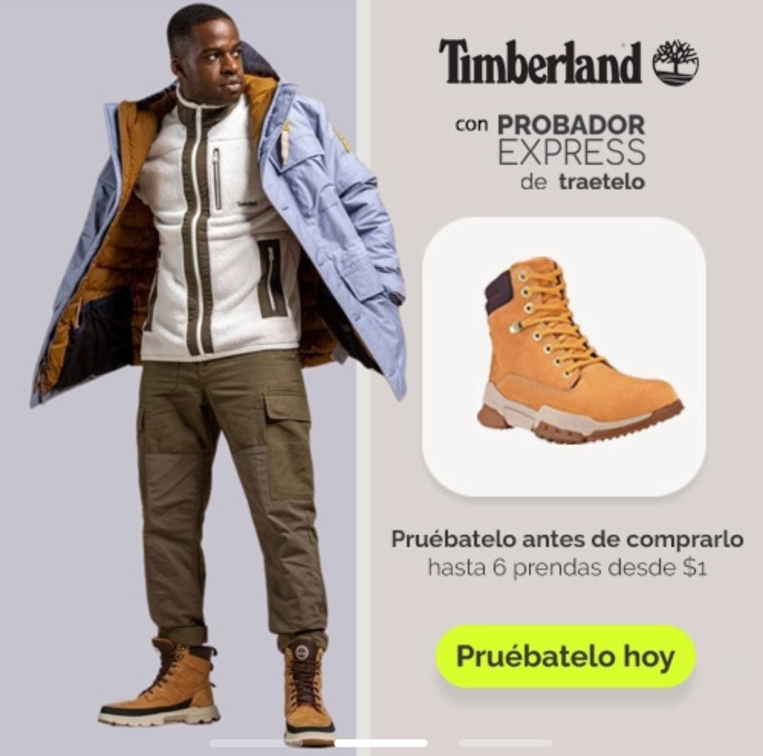 «Pruébatelo antes, cómpralo después»

Uno de los grandes obstáculos para comprar ropa, calzado y accesorios en tiendas virtuales es no poder tocar, ver y probarte lo que quieres.

<a href="/traetelo/">Traetelo.com</a> ha resuelto este problema con el nuevo servicio #ProbadorExpress. 🛍️