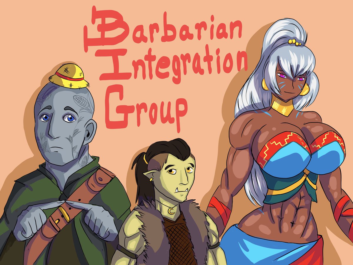 TheBlindArtist1's tweet photo. Welcome to the barbarian integration group, where muscular meatheads of all kinds come together to prove their strength and their ability to work together in teams to compete a few simple tasks.What could possibly go wrong? Find out!! https://t.co/h20uEK5Y4v https://t.co/hCMwI4AfAf