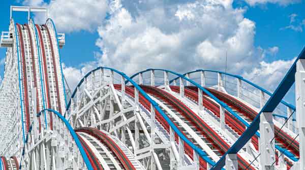KingsIslandPR's tweet photo. Celebrating 50 years, The Racer keeps the turnstiles turning. BLOG: https://t.co/9Y1OSW1wt8 #KI50 https://t.co/QhmM50m6Uk
