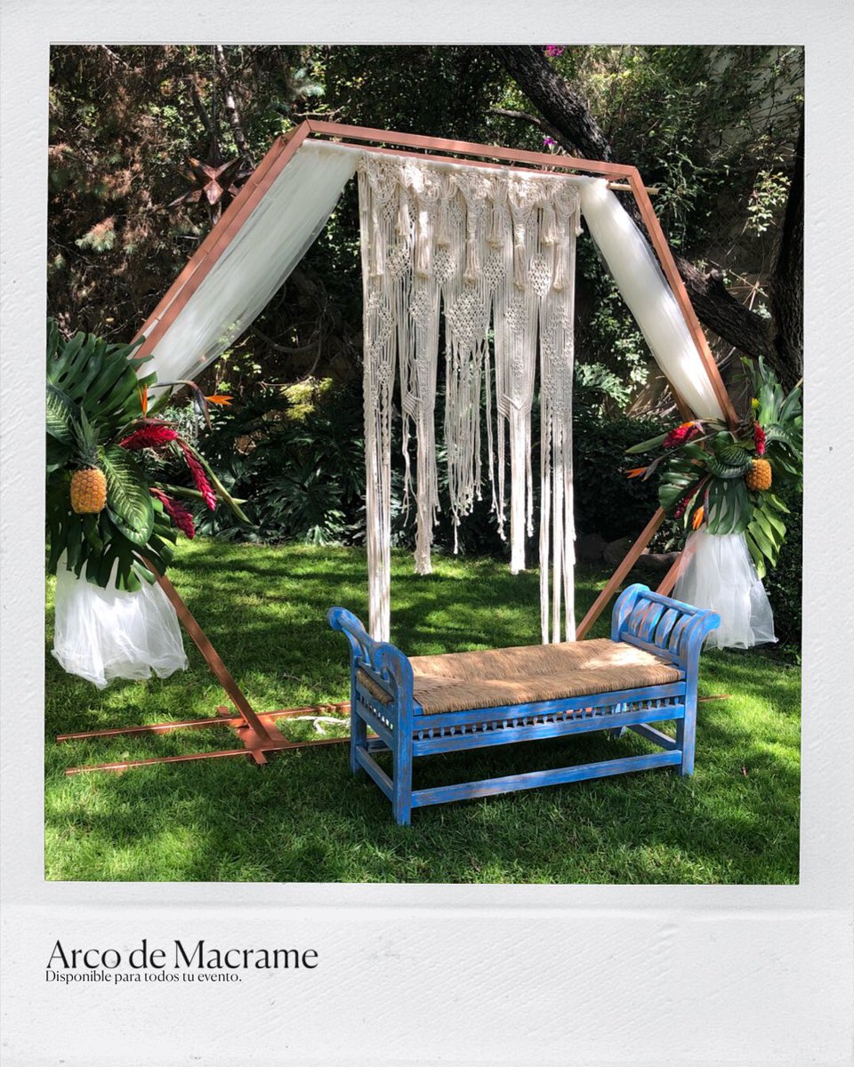 GeminiFlowerSh1's tweet photo. Arco de Macrame, disponible para tu evento, pregunta por nuestros paquete de decoración.

✨🫶🏼🍍❤️‍🔥💐🤩

#FlowerDesing #Flower #Macrame #Love #Tropical #Evolution #Flores #Renta #México #Aguascalientes https://t.co/nlLvtG85Ia