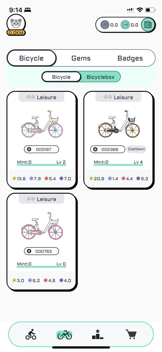 cryptgori's tweet photo. とりあえず本日から
チャリップンを開始いたします🚴

5kmから行けるのでjoggerでも稼げるよね？

#stepn の靴と同じくらいの価格でs国の7倍稼げるからありよね？

#cycgo #runbox https://t.co/D4y0MUVj95