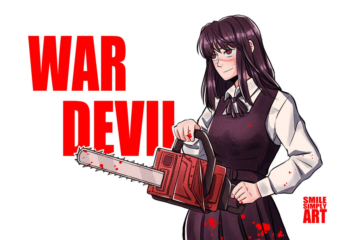 チェンソーマン「WAR DEVIL!!!

#chainsawman #チェンソーマン 」|SEA 🎨のイラスト