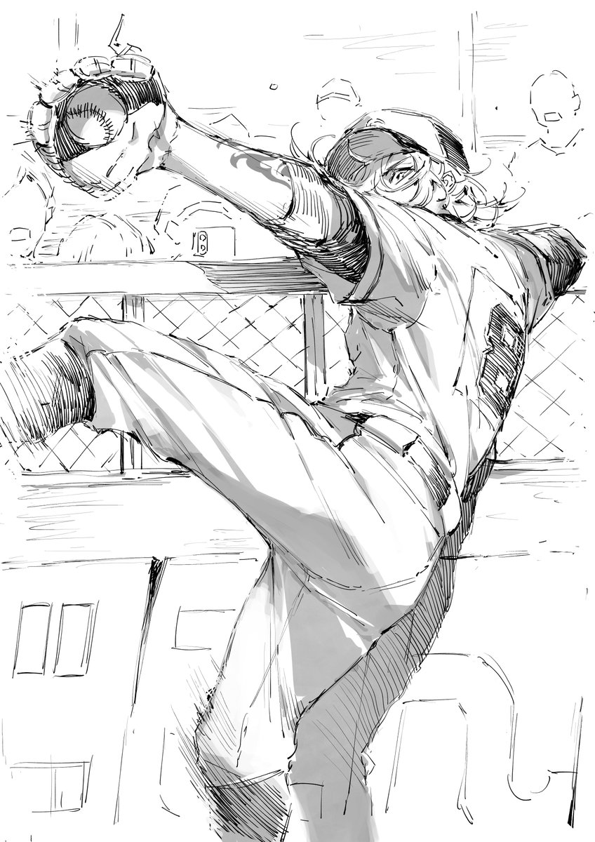 [Outfielder today...]
Robbing Home Run!!

#drawluca 