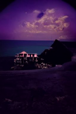 BrainArtLabs's tweet photo. "A classic series of seaside villas that are carved into the cliffside on the Bahama sunset midnight purple deep dark arts beach island in a toxic zone. Liminal vintage camera photograph." ๐๐ฃ
#ai #aiart #AiArtwork #discodiffusion #liminaldiffusion https://t.co/z1iMJKAVKH