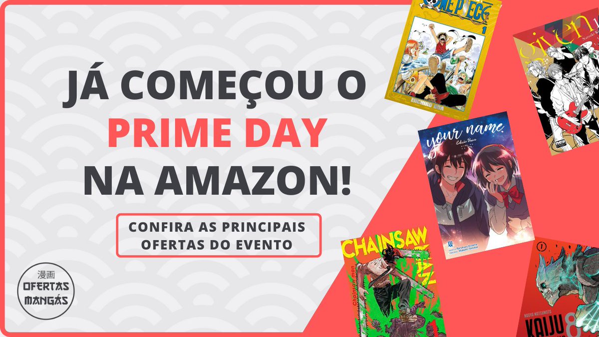 OfertasMangas's tweet photo. 🚨 Já Começou o Prime Day na Amazon! #PrimeDay 

📌 Confira as Principais Ofertas do evento!

✨ Link Geral Prime Day
➡️ https://t.co/4mvILnQMyI

📚 MANGÁS com até 50% OFF
➡️ https://t.co/4M7wiLFGsF

📘 Cupom Amazon de 20 Reais
➡️ https://t.co/HfQVaqvxYa https://t.co/W6FkUacwOv