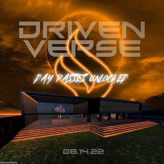 drivenuniverse's tweet photo. All DRIVEN NFT holders will be able to claim their day passes to experience and explore the DRIVENverse starting on 08.14.22.  🔥🔥🔥 #justthebeginning #metaverse #trading #tradingeducation #metaexperience #nfts #DRIVENverse #virtualreality #weareDRIVEN https://t.co/DPbQbOixXg