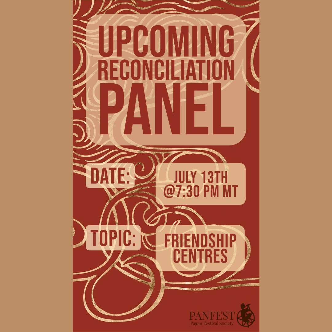 PanFest_Alberta's tweet photo. Head down to Twitch at 7:30pm MT tonight for a discussion on Friendship Centres!

Blessed Be https://t.co/k6auzTOJBE