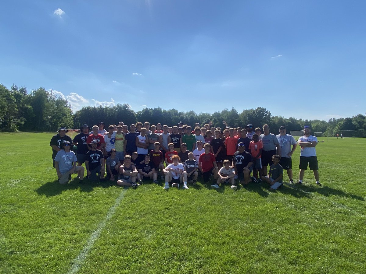 football_jg's tweet photo. The NationalWingT came to Walkerton! Coaches @The_Mayor11 @DWMcDonald11 and the legend Coach Tom Herman. What a class group of football coaches to come all the way from Pennsylvania! These guys  GET IT! THANK YOU! https://t.co/vraLv8h2CC